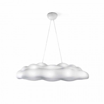 Lámpara de suspensión para exteriores Plastic Cloud Design - Nefos by Myyour Viadurini