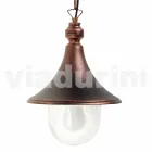 Lámpara de suspensión exterior de aluminio fabricada en Italia, Anusca. Viadurini