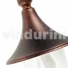 Lámpara de suspensión exterior de aluminio fabricada en Italia, Anusca. Viadurini