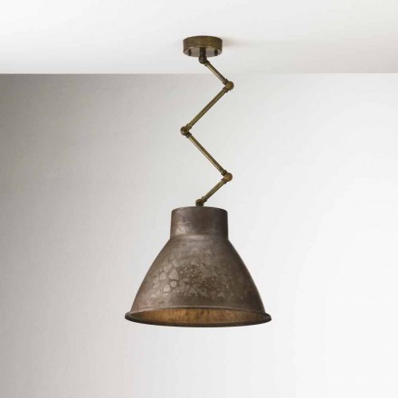 Lámpara colgante estilo industrial Loft Medios Il Fanale Viadurini