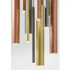 Lámpara de suspensión tubular moderna con cable flexible - Tubò Aldo Bernardi Viadurini