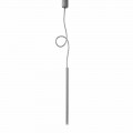 Lámpara de suspensión tubular moderna con cable flexible - Tubò Aldo Bernardi