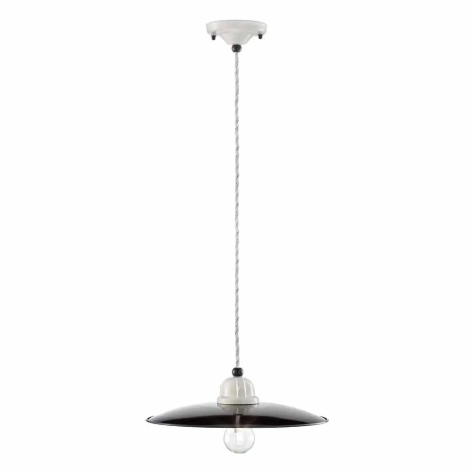 Lámpara de la vendimia revisited cerámica Kelly Ferroluce Viadurini