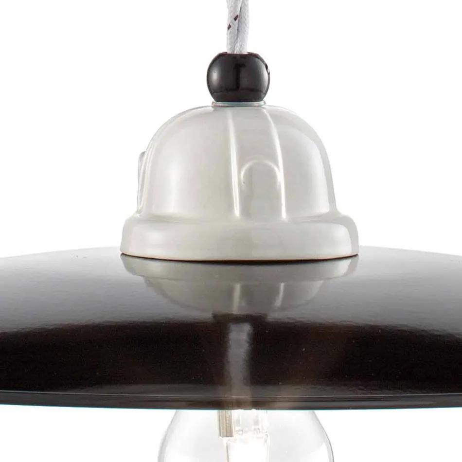 Lámpara de la vendimia revisited cerámica Kelly Ferroluce Viadurini