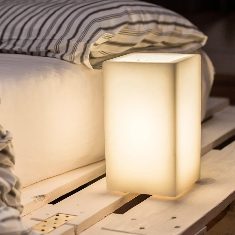 Lámpara Abat-jour de cera perfumada de diferentes colores Made in Italy - Dalila Viadurini