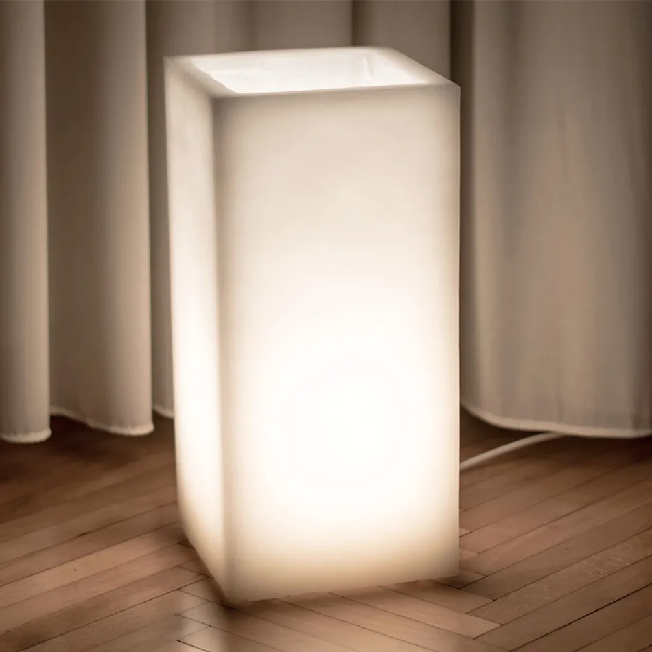 Lámpara Abat-jour de cera perfumada de diferentes colores Made in Italy - Dalila Viadurini