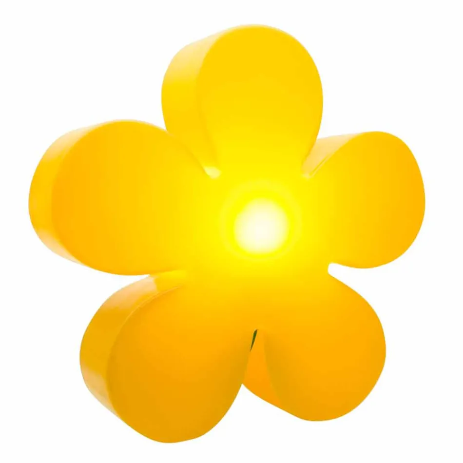 Lámpara de sobremesa para interior o exterior Flor de colores de diseño moderno - Fiorestar Viadurini