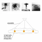 Lámpara de suspensión de diseño para exteriores en polietileno - Nefos by Myyour Viadurini