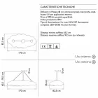 Lámpara de suspensión de diseño para exteriores en polietileno - Nefos by Myyour Viadurini