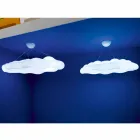 Lámpara de suspensión de diseño para exteriores en polietileno - Nefos by Myyour Viadurini