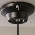 Lámpara de exterior en mayólica y metal Made in Italy - Toscot Battersea Viadurini