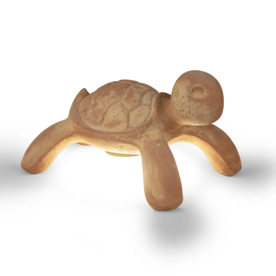 Lámpara de exterior recargable y regulable táctil - Tortuga Viadurini