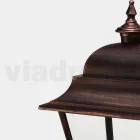 Lámpara de pie de jardín vintage en aluminio Made in Italy - Bonaria Viadurini