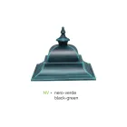 Lámpara de pie de jardín vintage en aluminio Made in Italy - Bonaria Viadurini