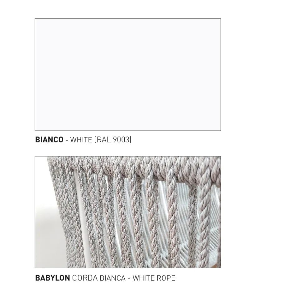 Lámpara de jardín de fibra y aluminio Made in Italy - Cricket de Varaschin Viadurini