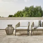 Lámpara de jardín de fibra y aluminio Made in Italy - Cricket de Varaschin Viadurini