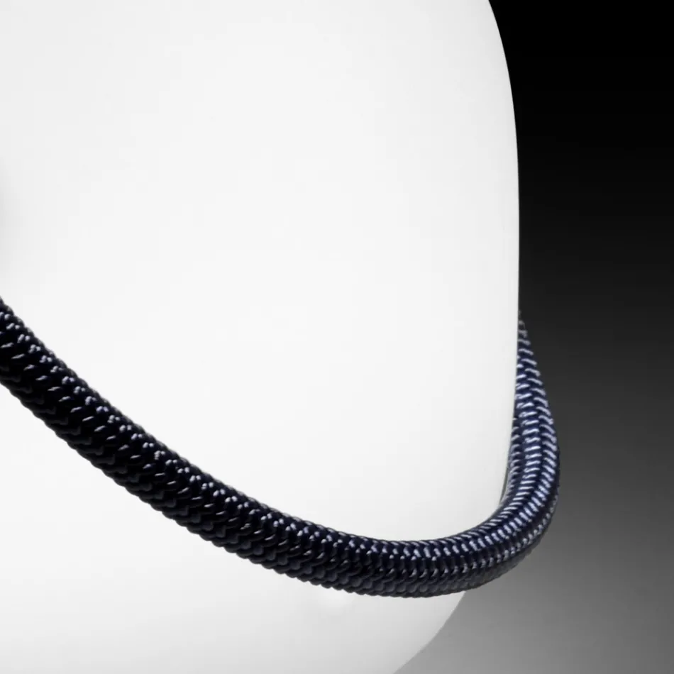 Lámpara de jardín en polietileno con mango Made in Italy - Galicia Viadurini