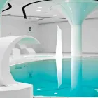 Lámpara de interior Prisma Slide Manhattan de color blanco brillante fabricada en Italia. Viadurini