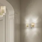 Lámpara de pared de vidrio veneciano hecha a mano Made in Italy - Graham Viadurini