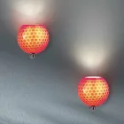 Lámpara de pared artesanal de vidrio soplado veneciano - Bolle Balloton Viadurini