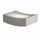 Lámpara de pared de acero diseño moderno Ø13xh.3,5xsp.10 cm Osea Viadurini