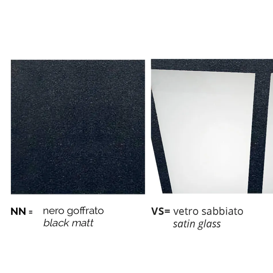 Lámpara de pared de aluminio fabricada en Italia, Aquilina Viadurini