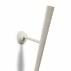 Lámpara de pared en metal pintado con LED integrado Made in Italy - Throne Viadurini