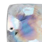 Lámpara de pared de vidrio de nácar soplado a mano en Venecia - Cristal Viadurini