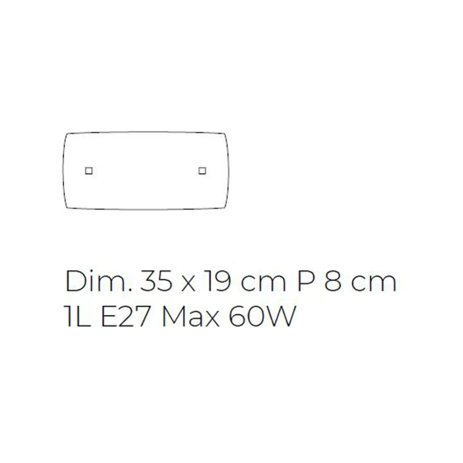 Lámpara de pared de vidrio de nácar soplado a mano en Venecia - Cristal Viadurini