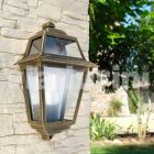Lámpara de pared para exterior clásico fabricado en Italia, aluminio Kristel. Viadurini