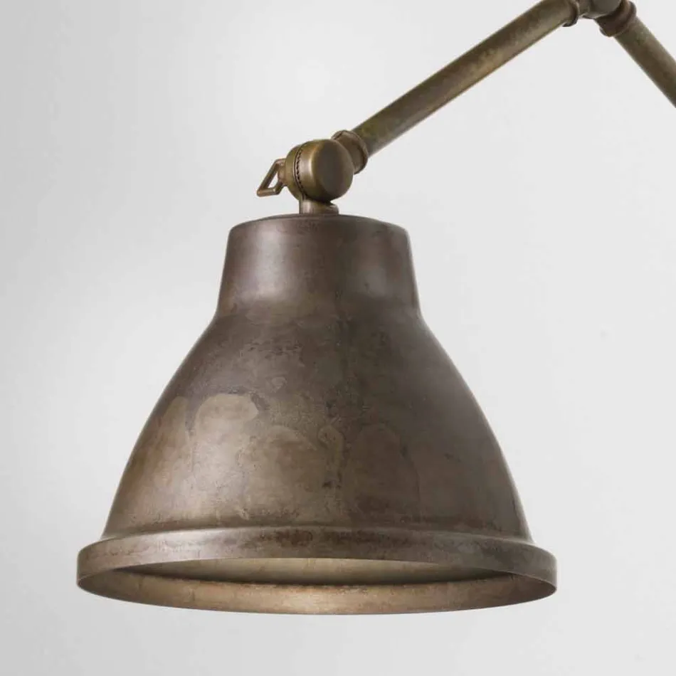 lámpara de pared ajustable en hierro Loft Il Fanale Viadurini