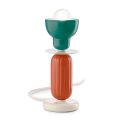 Lámpara de mesa alta de cerámica en 2 colores Made in Italy - Berimbau