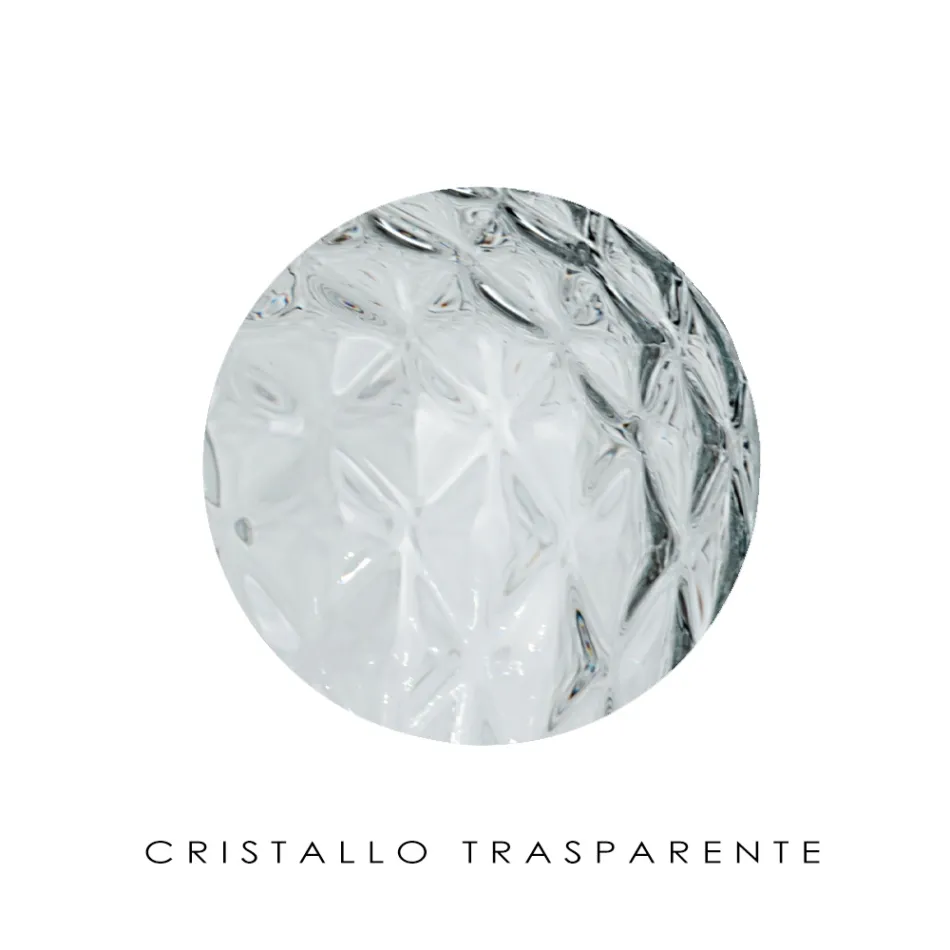 Lámpara de mesa veneciana de vidrio soplado hecha a mano - Dalia Balloton Viadurini