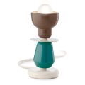Lámpara de mesa baja de cerámica en 2 colores Made in Italy - Berimbau