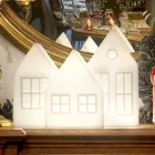 Lámpara de mesa Casette Led Blanco o Rojo Diseño Slide Made in Italy - Kolme Viadurini