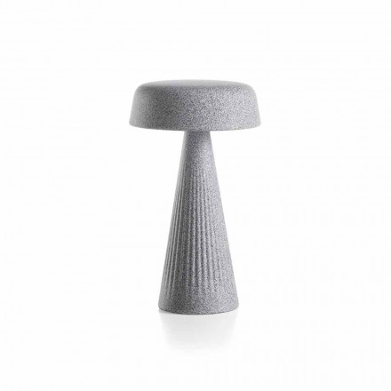 Lámpara de mesa con estructura en polietileno Made in Italy - Desmond Viadurini