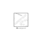 Lámpara de mesa de cristal acrílico transparente con decoración grabada - Bertella Viadurini