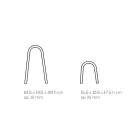 Lámpara de mesa de cristal acrílico transparente con decoración grabada - Bertella Viadurini