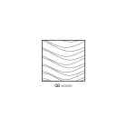 Lámpara de mesa de cristal acrílico transparente con decoración grabada - Bertella Viadurini