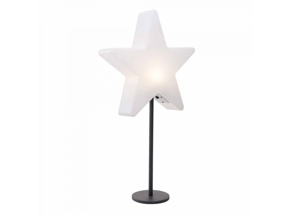 Lámpara de mesa Star de diseño moderno con o sin pedestal - Littlestar Viadurini