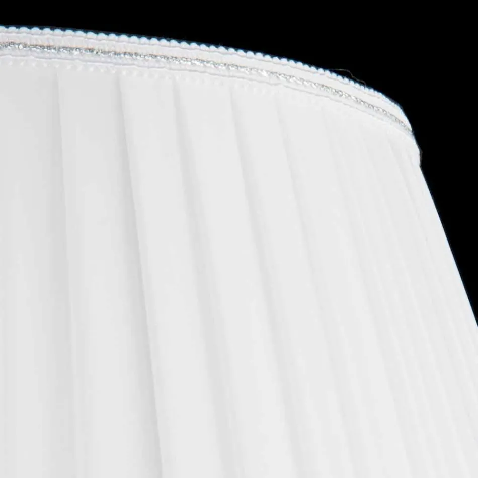 diseño de cristal de la lámpara y mesa de cristal de la hiedra, fabricado en Italia Viadurini