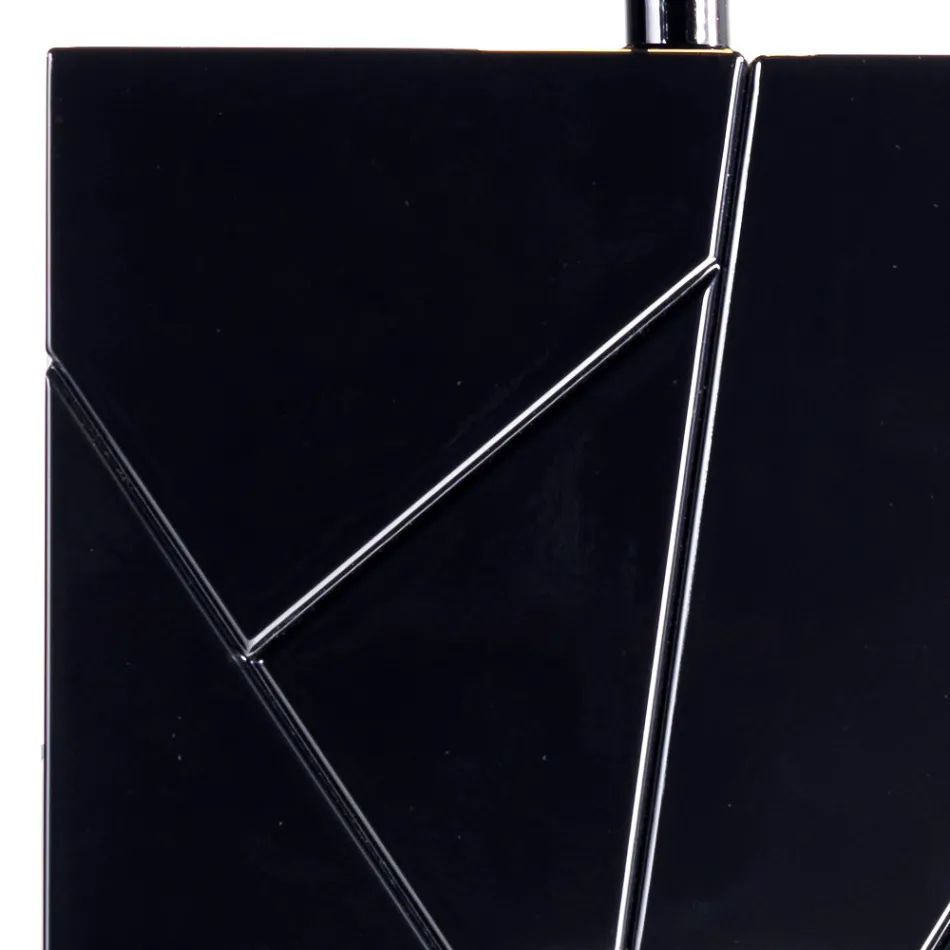 Lámpara de mesa de madera maciza Grilli Zarafa hecha en Italia. Viadurini