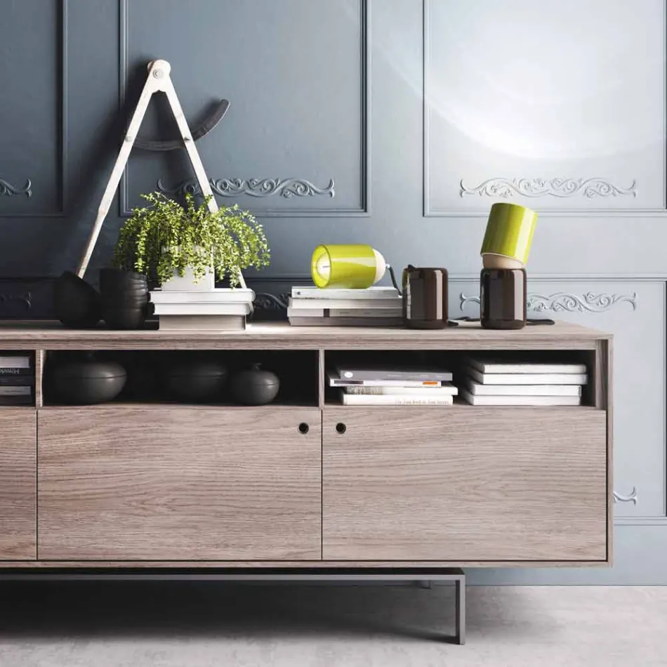 Lámpara de mesa de cerámica de diseño moderno hecha en Italia Asia Viadurini