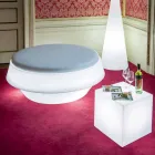 Lámpara de mesa y pie Slide White cubo brillante hecho en Italia Viadurini
