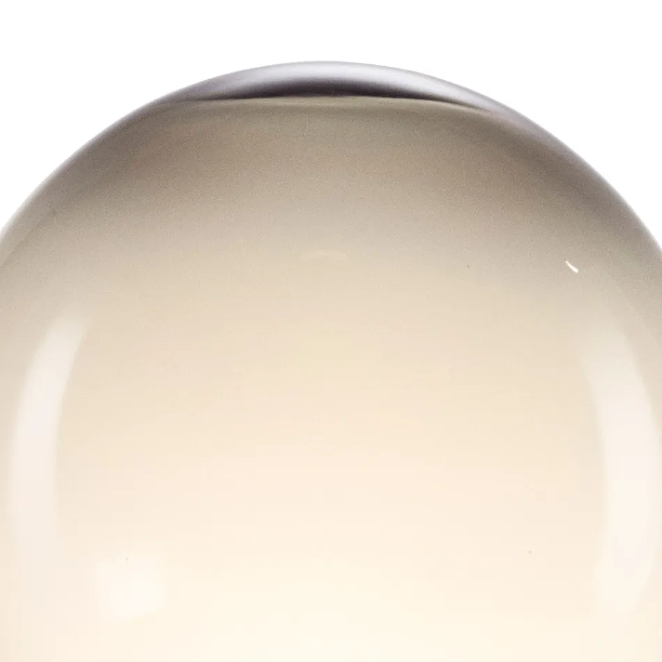 Lámpara de mesa grande de cristal hecha a mano en varios colores, fabricada en Italia - Iride Viadurini