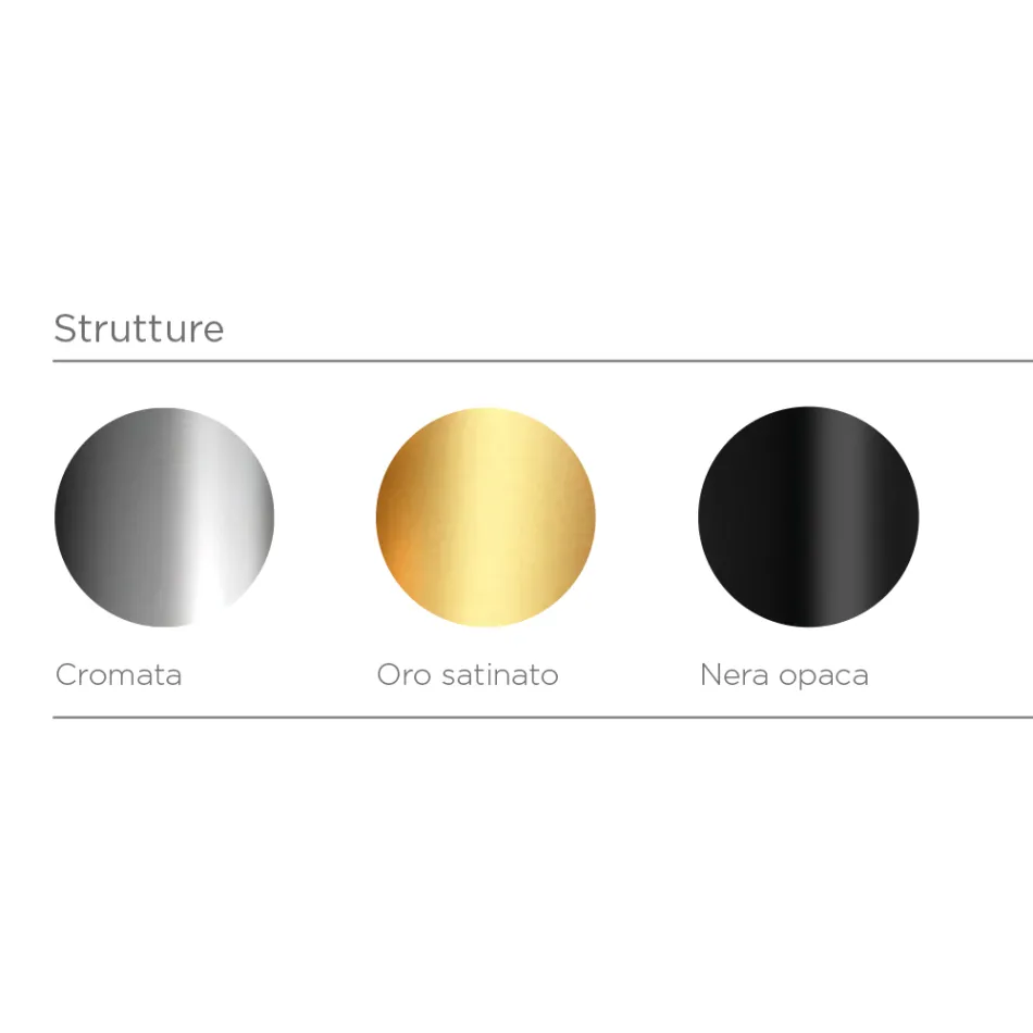 Lámpara de mesa grande de cristal hecha a mano en varios colores, fabricada en Italia - Iride Viadurini