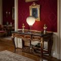 Lámpara de mesa grande de cristal hecha a mano en varios colores, fabricada en Italia - Iride