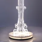 Lámpara de mesa Aurel de plexiglás en dos tamaños, fabricada en Italia. Viadurini