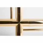 Lámpara de mesa de latón y resina con base de mármol Made in Italy - Quizza Viadurini