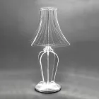 Lámpara de mesa en PMMA marcado con láser Made in Italy - Moana Viadurini